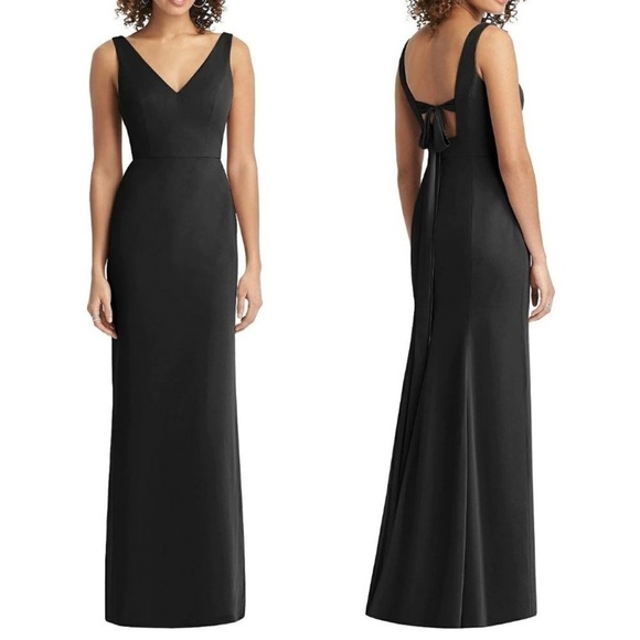 Social Bridesmaids Sleeveless Tie Back NWT
Chiffon Trumpet Gown size 10 R NWT - Picture 1 of 16